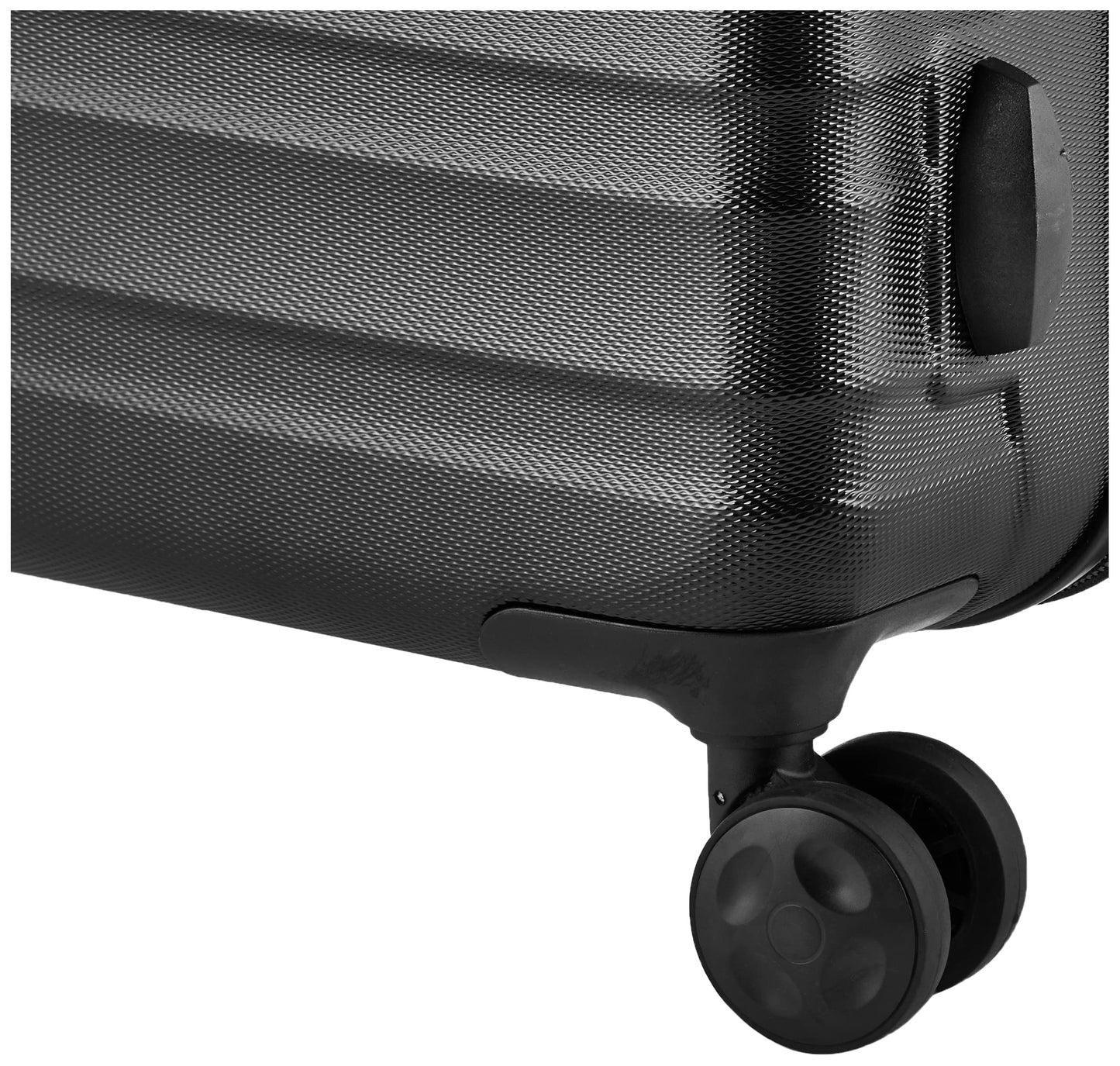 👉 Hartschalen Handgepäckkoffer 55 cm – Leichter Trolley mit 360° Rollen & stabilem Gehäuse, Schwarz